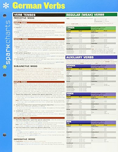 German Verbs (Sparknotes Sparkcharts)
