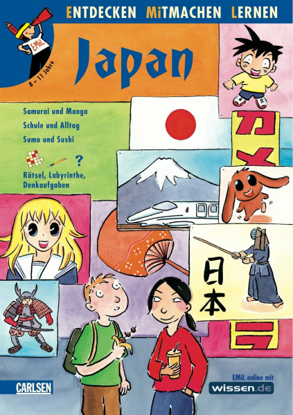 Sach- und Mitmachbuch: Japan: Samurai und Manga. Schule und Alltag. Sumo und Sushi. Rätsel, Labyrinthe, Denkaufgaben