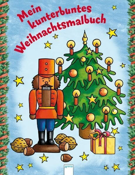 Mein kunterbuntes Weihnachtsmalbuch