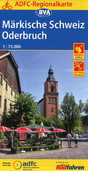 ADFC-Regionalkarte Märkische Schweiz Oderbruch 1:75.000