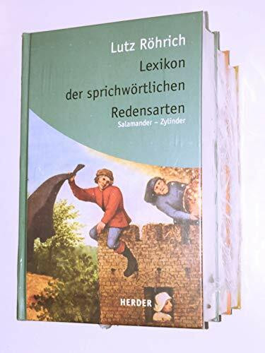 Lexikon der sprichwörtlichen Redensarten - 3 Bände