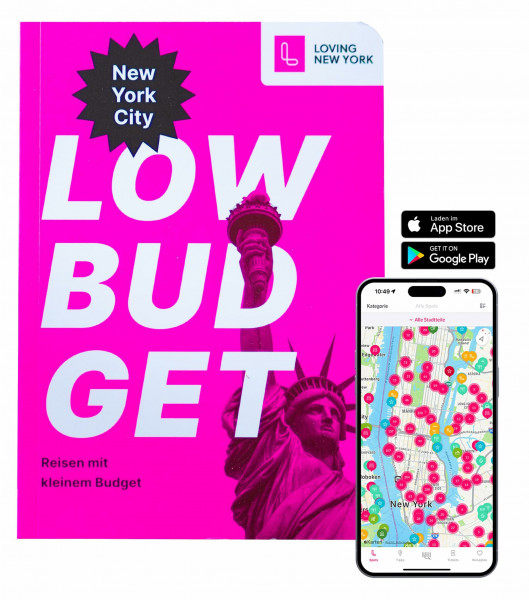 Reiseführer New York LOW BUDGET: New York muss nicht teuer sein • Geheimtipps • Kostenlose App