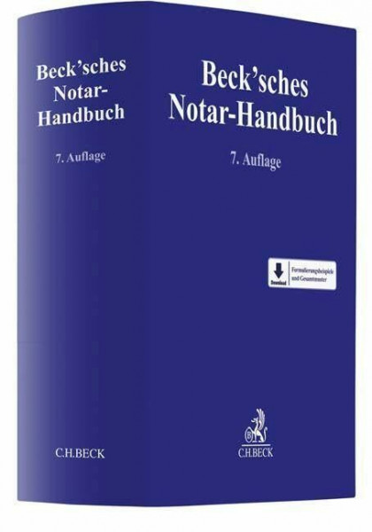 Beck'sches Notar-Handbuch: Download: Formulierungsbeispiele und Gesamtregister