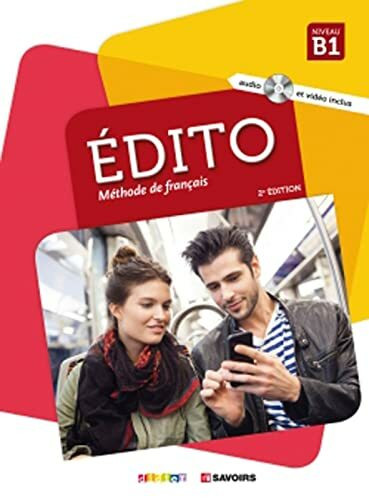 Édito B1, 2e édition: Livre de l’élève + DVD-ROM