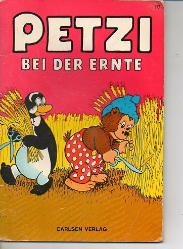 Petzi bei der Ernte