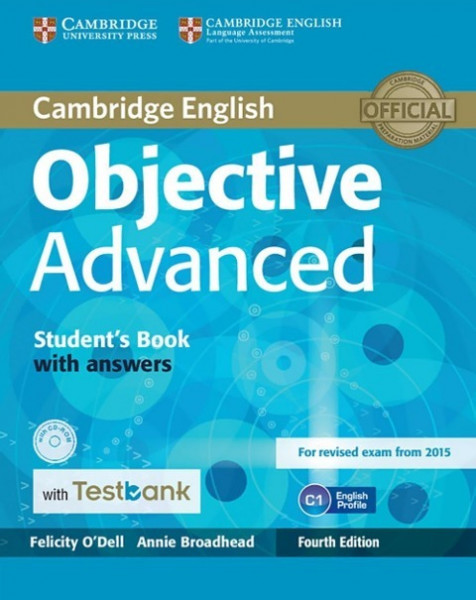 Testbank Objective Advanced Fourth edition. Student's Book with answers with CD-ROM with Testbank