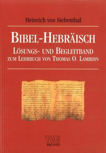 Bibel-Hebräisch (Lösungsbuch)