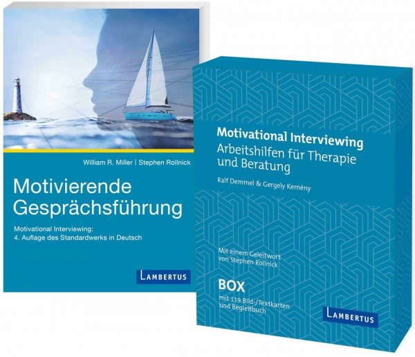 Motivierende Gesprächsführung - Set mit Buch und Arbeitshilfenkarten: Motivational Interviewing: 4. Auflage des Standardwerks in Deutsch und Arbeitshilfen für Therapie und Beratung