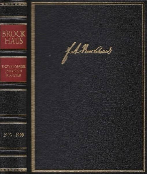 Brockhaus Enzyklopädie Jahrbuch: Brockhaus Enzyklopädie Jahrbücher, Hld, Register 1993-1999