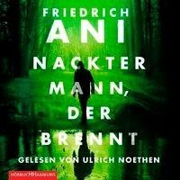 Nackter Mann, der brennt