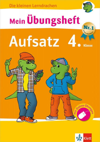 Klett Mein Übungsheft Aufsatz Deutsch 4. Klasse: Grundschule (Die kleinen Lerndrachen): Deutsch in der Grundschule, Heft mit Online-Übungen