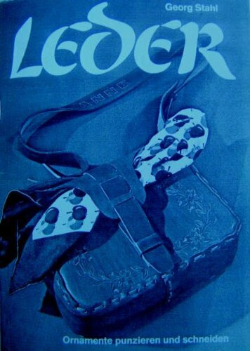 Leder.. Ornamente punzieren und schneiden.