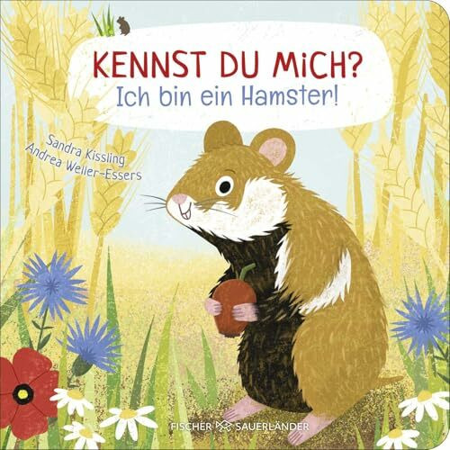 Kennst du mich? Ich bin ein Hamster!: Ein Sachbilderbuch für neugierige Kinder ab 2 Jahren | Pappbilderbuch ab 2 Jahren │ Mit erstem Sachwissen über Tierkinder