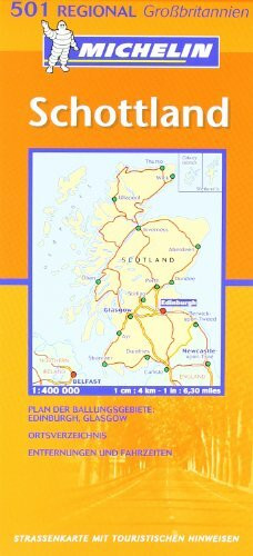 Schottland (MICHELIN Regionalkarten, Band 501)