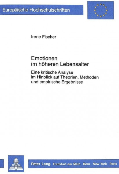 Emotionen im höheren Lebensalter