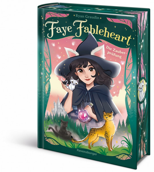Faye Fableheart, Band 2: Die Zauberprüfung (Zauberhafte Fantasy für Mädchen ab 9 Jahre) - limitierte Auflage mit Farbschnitt (Faye Fableheart, 2)