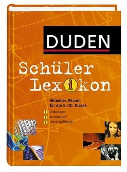 Duden Schülerlexikon: plus Referatemanager auf CD-ROM (Duden Kinder- und Jugendlexika)