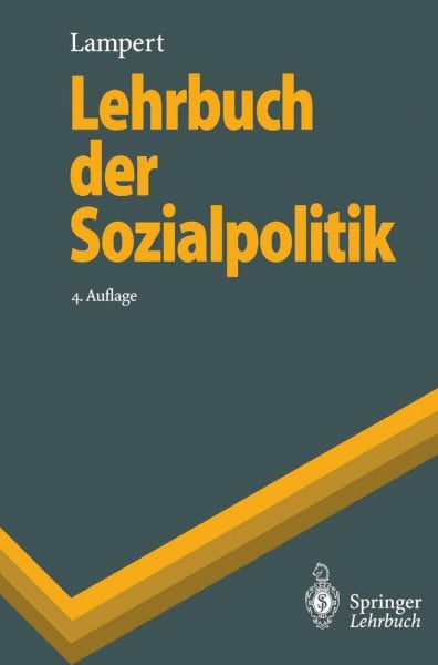 Lehrbuch der Sozialpolitik. (Springer-Lehrbuch)