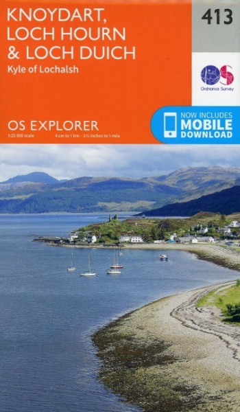 Knoydart, Loch Hourn and Loch Duich 1 : 25 000
