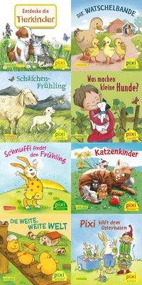 Pixi-Bundle 8er Serie 273: Pixis liebste Tierkinder (8x1 Exemplar)