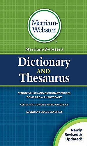 Merriam-Webster's Dictionary and Thesaurus