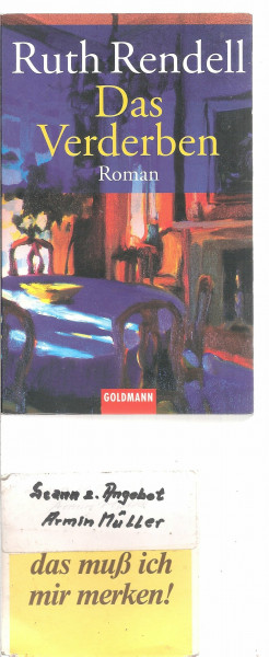 Das Verderben: Roman. Aus d. Engl. v. Cornelia C. Walter (Goldmann Allgemeine Reihe)