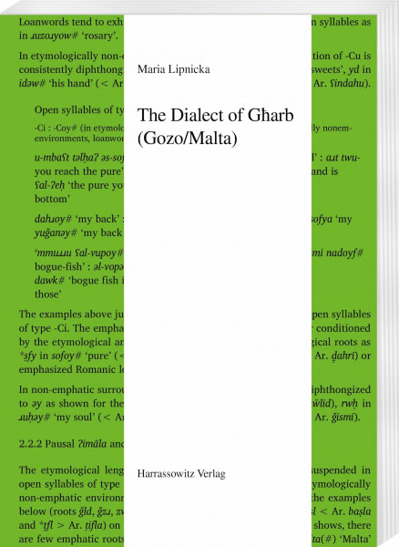 The Dialect of Għarb (Gozo/Malta) (Semitica Viva)