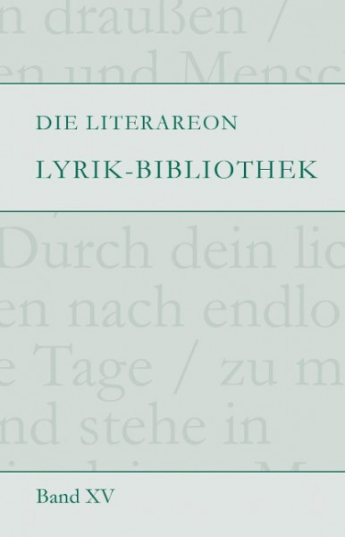 Die Literareon Lyrik-Bibliothek - Band 15