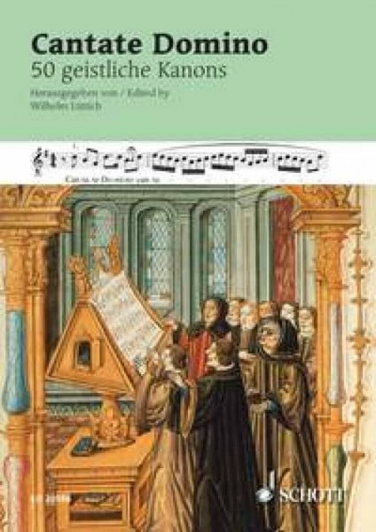 Cantate Domino: 50 geistliche Kanons. beliebige Gesangsstimmen (chorisch oder solistisch). Liederbuch.