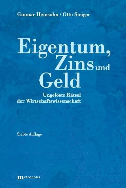 Eigentum, Zins und Geld: Ungelöste Rätsel der Wirtschaftswissenschaft