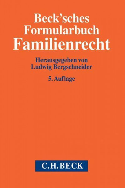 Beck'sches Formularbuch Familienrecht