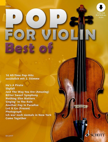 Pop for Violin - Best of: 16 All-Time Pop-Hits. 1-2 Violinen.