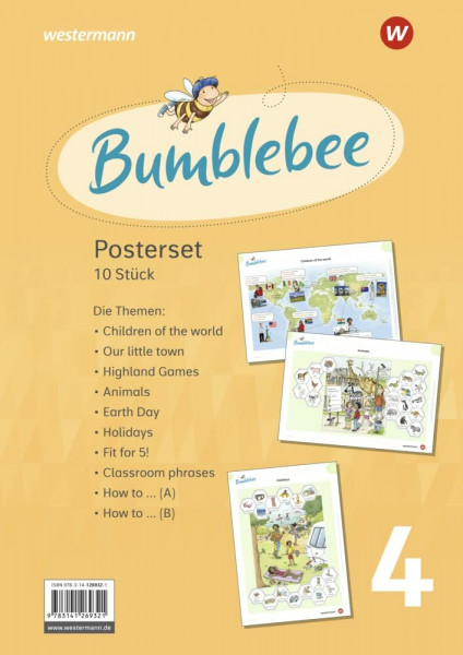 Bumblebee - Ausgabe 2021 für das 3. / 4. Schuljahr: Posterset 4 (Bumblebee 3 + 4: Ausgabe 2021 für das 3. / 4. Schuljahr)
