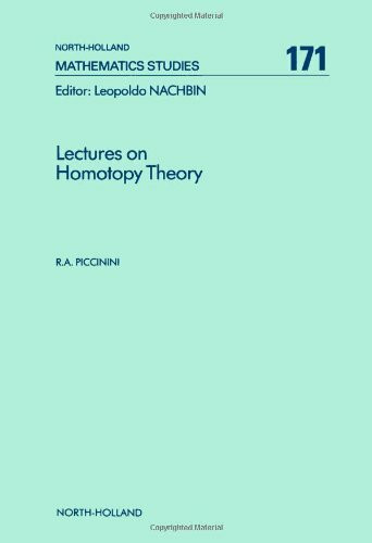 Lectures on Homotopy Theory (North-holland Mathematical Library)