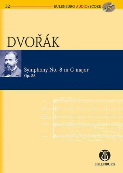 Sinfonie Nr. 8 G-Dur: op. 88. B 163. Orchester. Studienpartitur. (Eulenburg Audio+Score, Band 32)