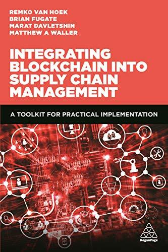 Integrating Blockchain into Supply Chain Management: A Toolkit for Practical Implementation Integrating Blockchain into Supply Chain Management: A Toolkit for Practical Implementation