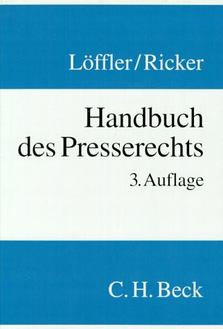 Handbuch des Presserechts