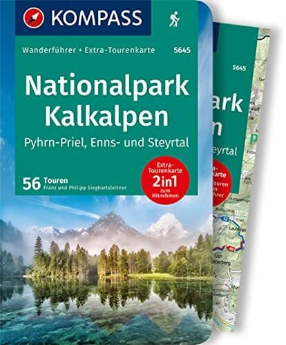 KOMPASS Wanderführer Nationalpark Kalkalpen - Pyhrn-Priel, Enns- und Steyrtal, 55 Touren mit Extra-Tourenkarte: GPS-Daten zum Download