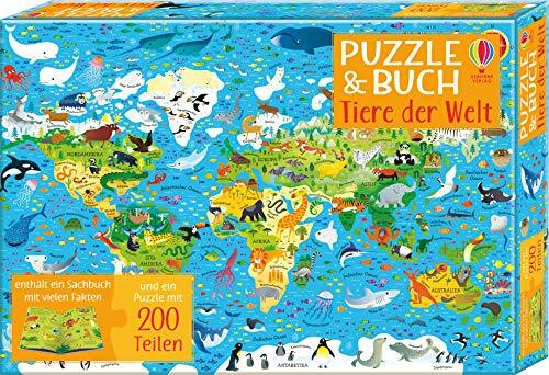 Puzzle Und Buch. Tiere Der Welt (Puzzle-und-Buch-Reihe)