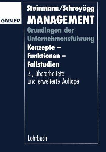Management. Grundlagen der Unternehmensführung