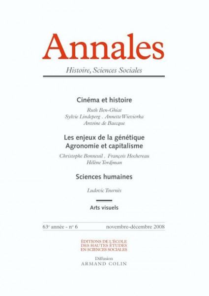Annales. Histoire, Sciences sociales - Vol. 63 (6/2008)