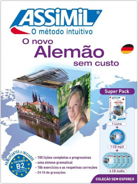 ASSiMiL O novo Alemão sem custo - Deutsch als Fremdsprache. Lehrbuch + 4 Audio-CDs +1 mp3-CD