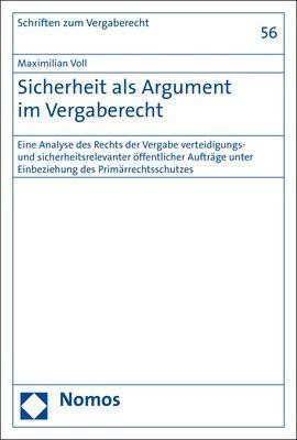 Sicherheit als Argument im Vergaberecht