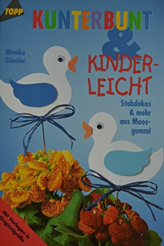 Kunterbunt und Kinderleicht: Moosgummi-Stecker