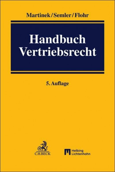 Handbuch Vertriebsrecht: National - international
