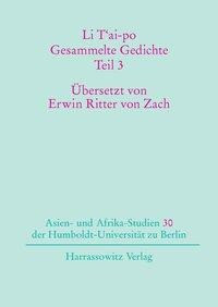 Li T'ai-po - Gesammelte Gedichte