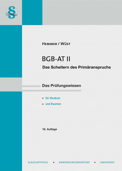 BGB AT II: Scheitern des Primäranspruchs (Skripten - Zivilrecht)