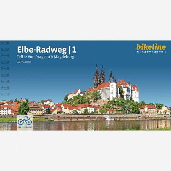 Elbe-Radweg / Elbe-Radweg 1: Von Prag nach Magdeburg, 1:75.000, 521 km, GPS-Tracks Download, LiveUpdate (Bikeline Radtourenbücher)