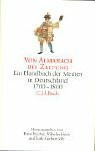 Von Almanach bis Zeitung: Ein Handbuch der Medien in Deutschland 1700-1800