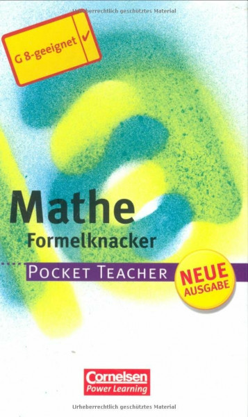 Pocket Teacher - Sekundarstufe I (mit Umschlagklappen): Mathematik: Formelknacker